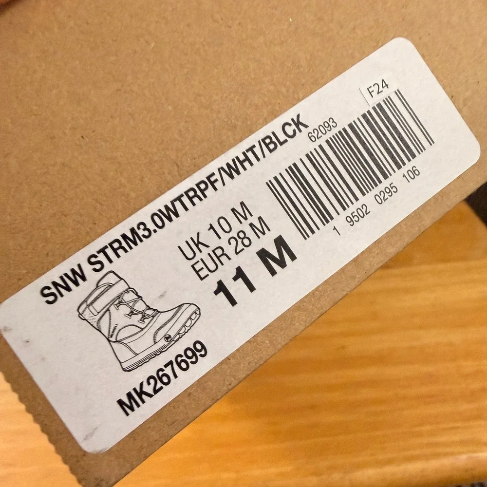NEW Merrell Snow Storm 3.0 Big Kids 11M Winter Boots Orange Waterproof MK267699